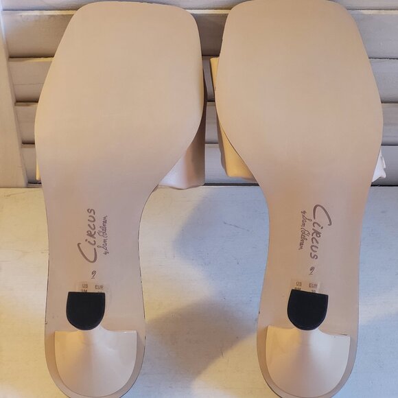 $79 NWT (9) Sam Edelman Slade Ruffled Dress Sandals - Picture 9 of 12